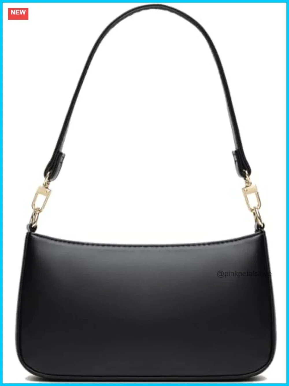 Retro Vegan Leather Hobo Shoulder Bag with Zipper Closure